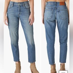 Lucky brand high-rise Mom jeans Drew size 0/25